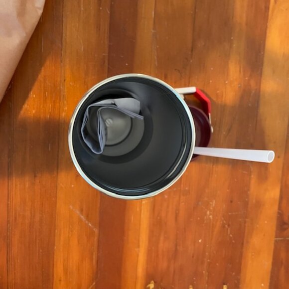 NEW Stanley Water Bottle COLD Tea Iceflow Flip Straw Tumbler Red 30 Oz - Picture 13 of 14